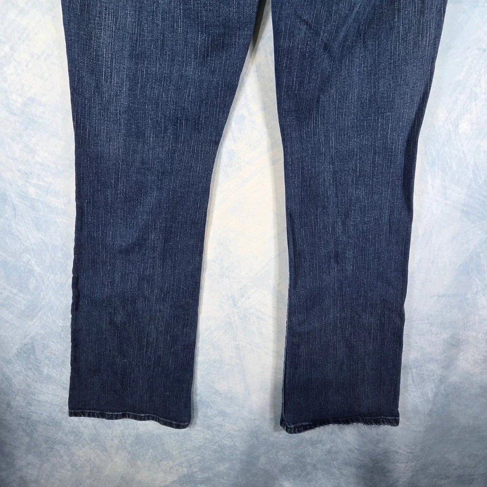 American Eagle Original Boot Jeans Womens 8 Dark Wash Stretch Denim Blue Bootcut